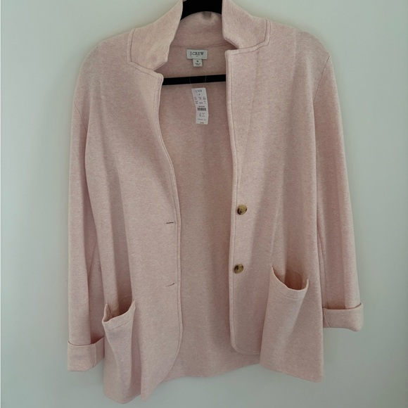 J. Crew School Boy Sweater Blazer - Quartz Pink - Picture 4 of 7